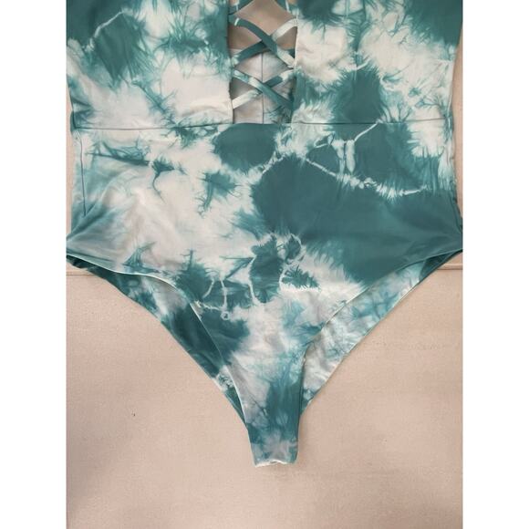 Dippin Daisys Swim One Piece Swimsuit Cut Out Tie Dye Swimwear - Picture 5 of 11